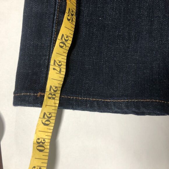 Cabi Size 4 High Straight Jeans #3386 Dark Wash - Picture 7 of 10